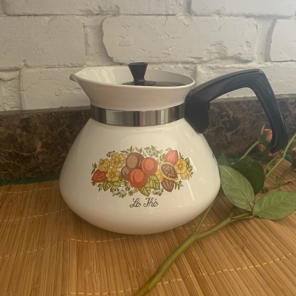 CORNING Ware Spice of Life teapot with lid (6 cup) - Picture 1 of 9
